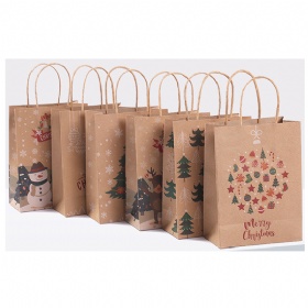 gift paper bag brown kraft